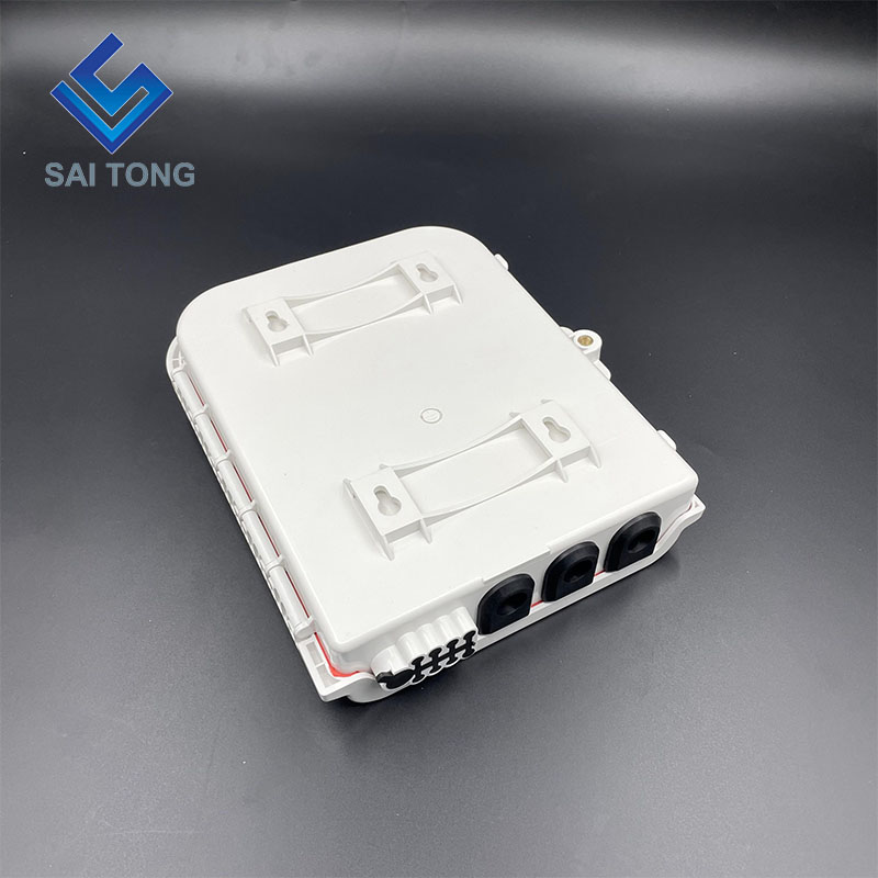 Suministro de fábrica 8 core ftth box plc splitter 1 8 caja de distribución óptica 8 puertos NAP para equipos de fibra óptica