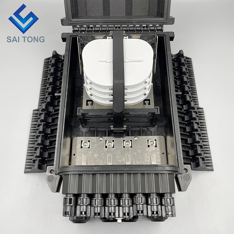 Saitong FTTH exterior impermeable IP65 16 caja central distribución fibra óptica Terminal 4 en 16 fuera con nuevo producto 1 comprador