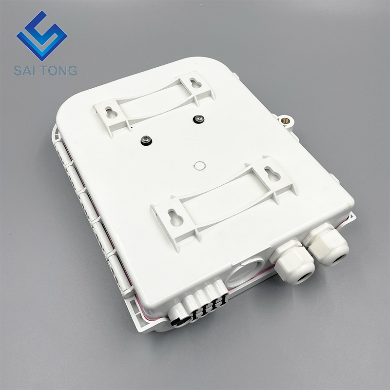 China Factory 48 core ftth box plc splitter 4 bandeja caja de distribución óptica 2 en 8 puertos NAP para equipos de fibra óptica