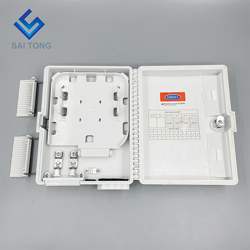 Fábrica ODB 8 núcleos caja de terminación de fibra óptica ftth 8 puertos ftth splitter caja de distribución de fibra óptica de acero de alta calidad