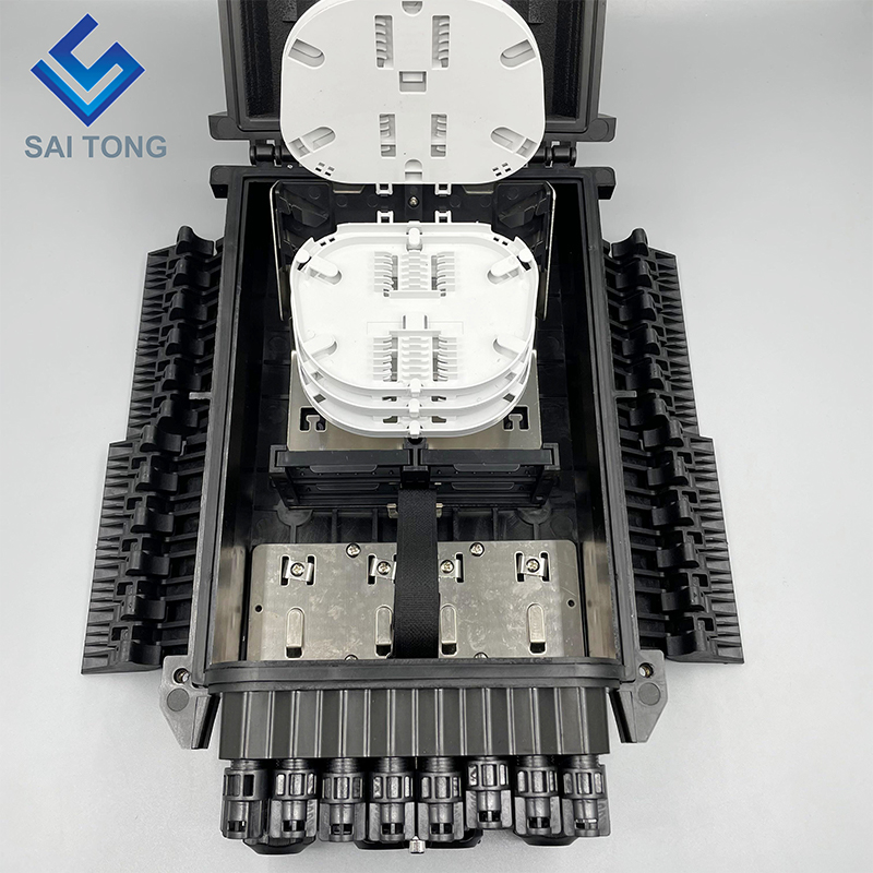 Saitong FTTH exterior impermeable IP65 16 caja central distribución fibra óptica Terminal 4 en 16 fuera con nuevo producto 1 comprador