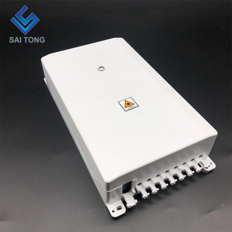 Saitong FTTH En stock Fabricante de China Caja de terminales de fibra óptica de distribución FTTH para exteriores resistente a la intemperie de 8 fibras Tipo HUAWEI