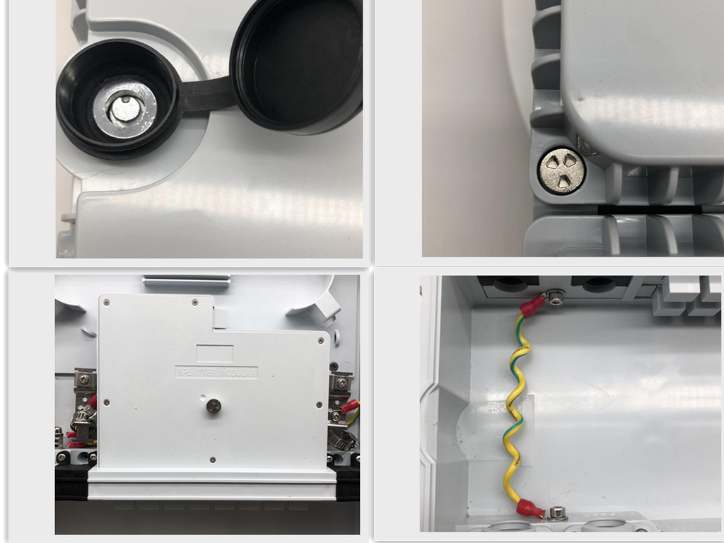 Estilo indonesio con dos puertas, caja de distribución de fibra de 3 en 16 salidas, 16 núcleos, 2 uds., 2*8 Plc, punto de distribución óptica divisora