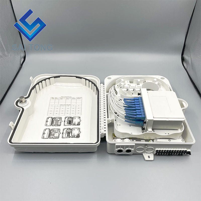 Gran oferta, caja de terminación de fibra óptica de 24 núcleos, equipo de comunicación impermeable IP68 FTTH, caja de distribución de cable de fibra óptica