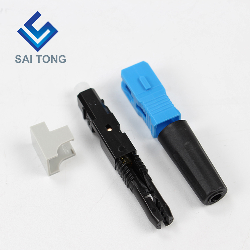 Conector rápido del SC UPC de la fibra óptica de la asamblea rápida del campo de FTTH del fabricante de China