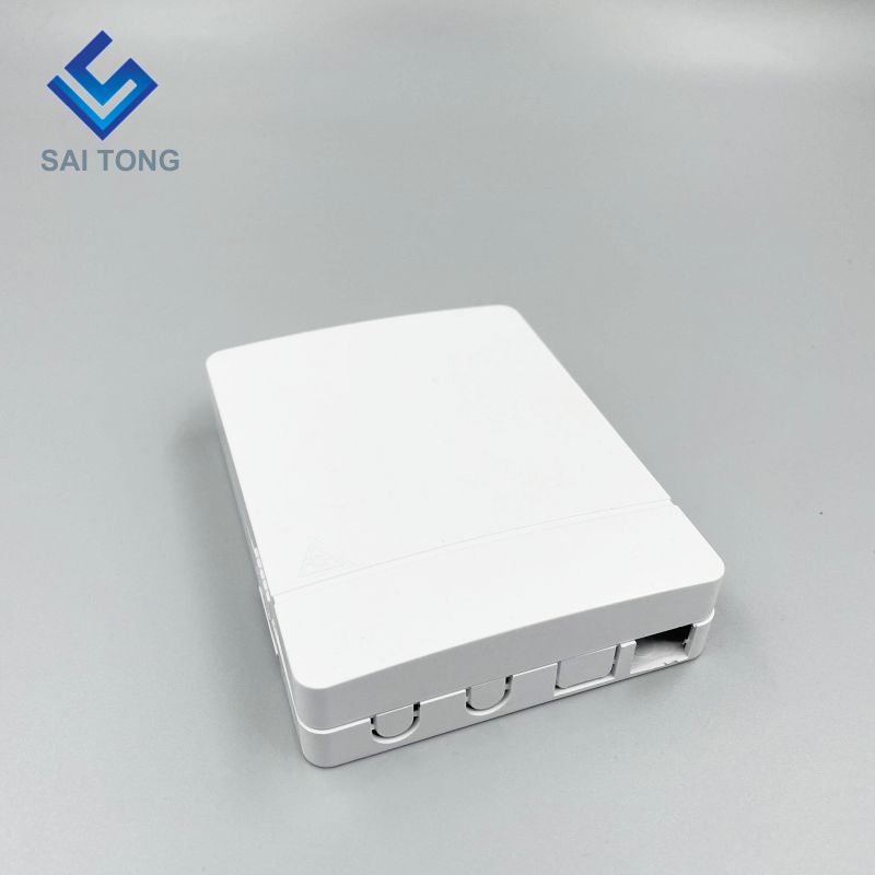 Ningbo Saitong Buen precio Mini 2 Core FTTH Caja de terminación de fibra óptica Caja de distribución de terminal de fibra óptica para interiores