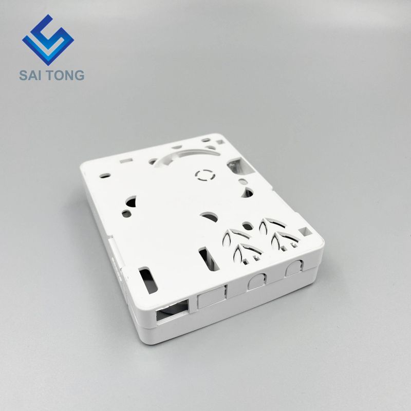 Ningbo Saitong Buen precio Mini 2 Core FTTH Caja de terminación de fibra óptica Caja de distribución de terminal de fibra óptica para interiores