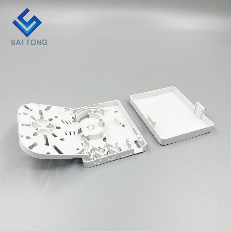 Ningbo Saitong Buen precio Mini 2 Core FTTH Caja de terminación de fibra óptica Caja de distribución de terminal de fibra óptica para interiores