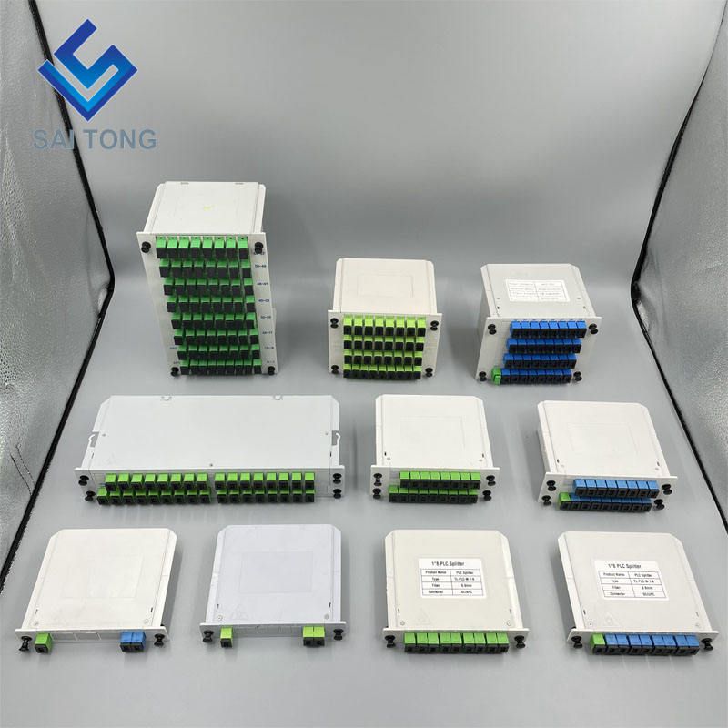 Divisor óptico de la fibra óptica del PLC del módulo del casete del 1:16 del tipo de caja de SC/APC 1x16 LC LGX