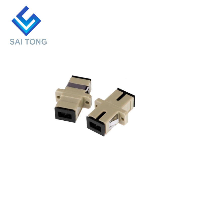 Conector de fibra óptica Simplex SC-SC PC UPC MM de alta calidad, precio barato, adaptador de fibra SC/UPC para pruebas de fibra