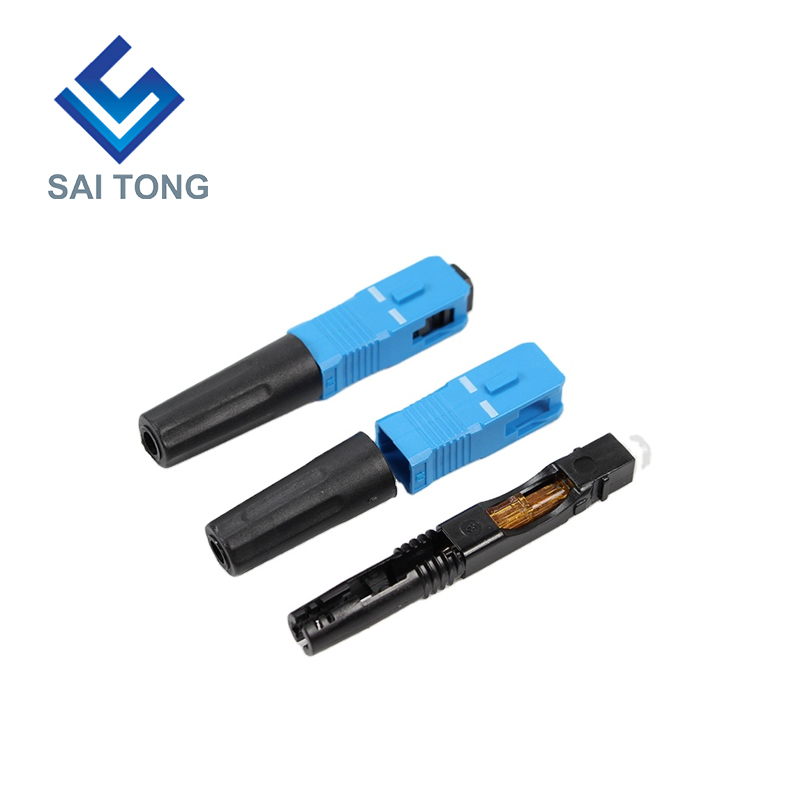 Suministro de Saitong, equipo de comunicación, conector rápido sc/upc ftth, conector rápido de fibra óptica