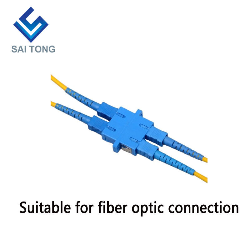 Conector de fibra óptica dúplex SC-SC PC UPC SM de alta calidad 2022, precio barato, adaptador de fibra SC/UPC para pruebas de fibra