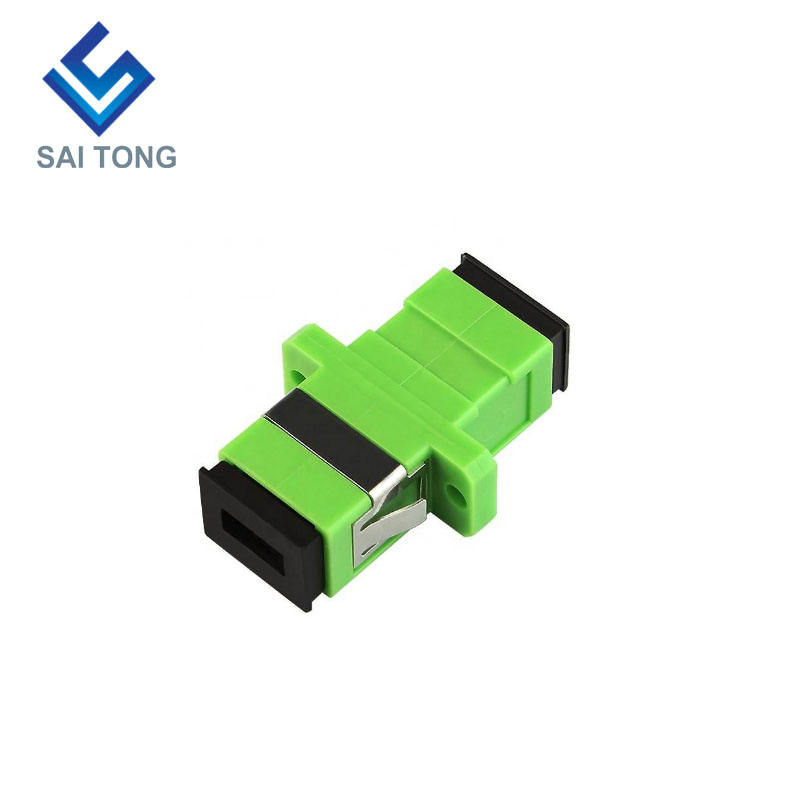 Conector de fibra óptica SC-SC APC SM Simplex de alta calidad, precio económico, adaptador de fibra SC/APC para pruebas de fibra