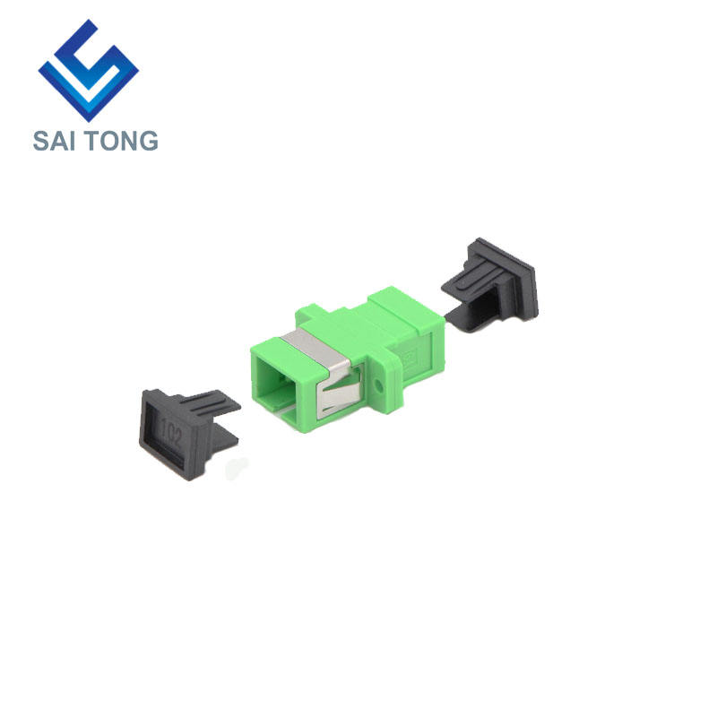 Conector de fibra óptica SC-SC APC SM Simplex de alta calidad, precio económico, adaptador de fibra SC/APC para pruebas de fibra