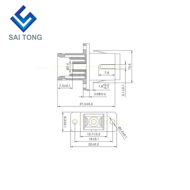 Conector de fibra óptica SC-SC APC SM Simplex de alta calidad, precio económico, adaptador de fibra SC/APC para pruebas de fibra