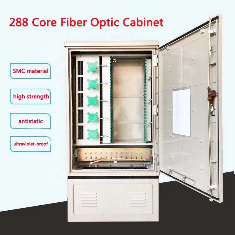 2022 China SaiTong FTTH gabinetes de distribución óptica impermeable al aire libre IP55 288 gabinete de fibra óptica de núcleo ODF ODB