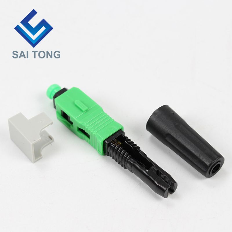 FTTH fibra optica monomodo conector rapido esc250d sc/apc FC lc sc apc conector rapido de fibra optica